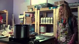 'Orphan Black' Helena laughing at Donnie's joke.
