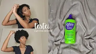 Testei o gel creme da kolene no meu cabelo crespo 