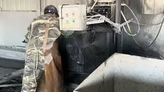 Efficiency in Stone: Why Wire Saw Technology Outperforms Traditional Methods#Granite #manufacturing