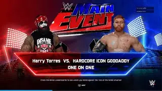 WWE 2K25 The Bigman Harry Torres vs Hardcore Icon
