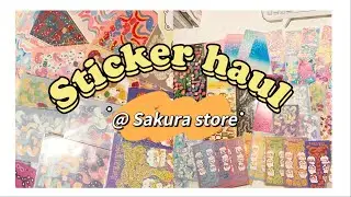 STICKER ADDICT Mini sticker haul ( not too mini ) | BEST sticker shopping experience?!!