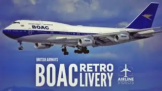 British Airways BOAC Retro Livery 747 | Plane Spotting LAX 2019-2020