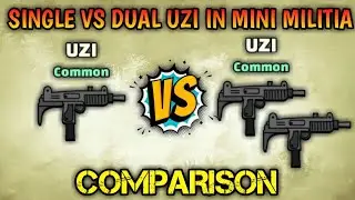 Single uzi vs double uzi in mini militia