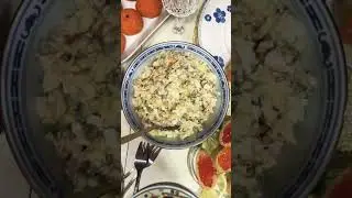 Typical New Year&rsquo;s eve table in Russia