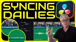 SYNC AUDIO in DaVinci Resolve