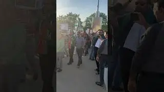 PTI supporters protest in #dearborn #usa #fyp #foryoupage #foryou #imrankhan #pakistan #imrankhanpti
