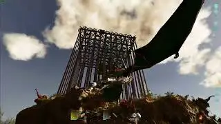 ARK: Survival Ascended - Twin pillars The Island - Anti rocket exploit base build