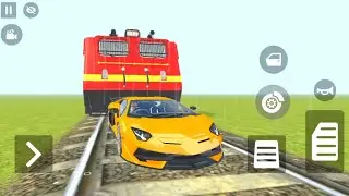 🔥🤯 Lamborghini VS TRAIN In INDIAN THEFT AURA SIMULATOR || KRISH TV || 