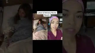 Labor & Delivery Nurse reacts #shorts