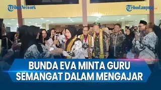 Live Bunda Eva Minta Guru di Bandar Lampung Semangat dalam Mengajar