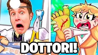 2 AVVENTURE DI NINNA E MATTI DAL DOTTORE - NINNA SI È FATTA MALE SU ROBLOX!!🦷