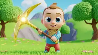 Fortnite Baby Dropped His Golden Pickaxe ⛏ | Kids Songs & Nursery Rhymes