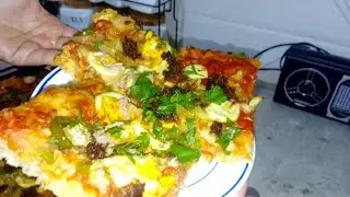 لأول مرة فاليوتيوب🎉ضيفتنا منا و فينا😂🫣شهاتني وعملتها بنة بنة❤️شربة فريك بالسمان😍بيتزا بطريقة جوجو🍕❤️