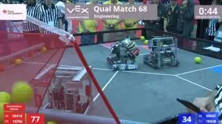VEX Worlds 2016 - VRC High School - Engineering - Qual 68 (2941A 1670A) 188 vs 89 (9964S 7882B)