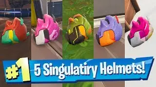 All 5 Singularity Helmet Locations (Unlocks Styles!) - Fortnite Battle Royale