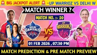 APNI TEAM WIN | DC W VS UP W Match 20 Prediction | dc w vs up w 20th Match Prediction | Live match