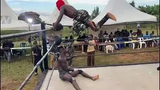 Ray Morgans Vs Martin K    Soft ground wrestling Uganda   African wrestling