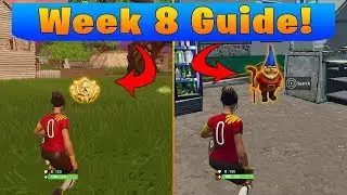 Fortnite WEEK 8 CHALLENGES GUIDE! &ndash; Hidden Gnome Locations, Battle Star Location