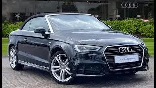 2020 Approved Used Audi A3 Cabriolet S line 35 TFSI 150 PS S tronic | Stoke Audi