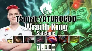 Wraith King | TSpirit.YATOROGOD | 8 MINS ARMLET STRONGEST CARRY NOW | 7.30e Gameplay Highlights