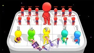 NUKE MERGE 2048 - Merge Stickman Evolution #mergemaster #mergebattle #stickman #weapons #gun