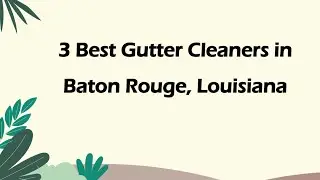 3 Best Gutter Cleaners in Baton Rouge, Louisiana | Gutter Cleaning Services