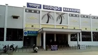 #InsideView :All New Narasapur Railway Station Beautification work project on Indian Railway Network