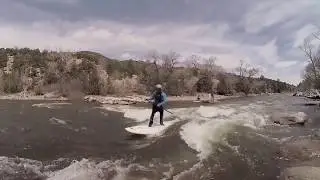 Surfing the Arkansas River, Buena Vista CO