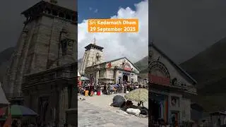 Sri Kedarnath Dham 29 September 2025 Weather Update ||#trending #viral #trending #video #kedarnath