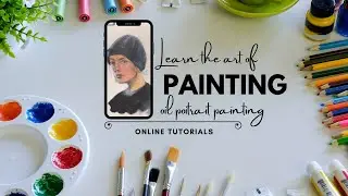Timeless Beauty | Realistic Oil Portrait Painting of a Woman