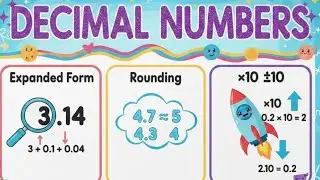 ✨ 𝑫𝒆𝒄𝒊𝒎𝒂𝒍 𝑵𝒖𝒎𝒃𝒆𝒓𝒔 ✨🌟 Expanded Form &bull; Rounding &bull; &times;10 &divide;10 