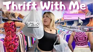 THRIFT WITH ME like its 2016 again...(TRY ON HAUL) Y2K , soft girl spring , pintrest inspired finds