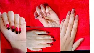 simple nail art design for beginners 😍#nailart #gradientnails #VSSfashions