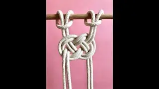 Macram&eacute; Basics: How to make a JOSEPHINE KNOT (Japanese Awaji Knot)