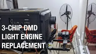 3-Chip DMD Light Engine Replacement in Digital Cinema Projector