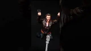 Marvel Legends Logan Wolverine posing #actiondisplay #marvellegends #deadpoolandwolverine