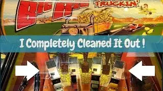 Big Rig Truckin' I Dumped All The Trucks?! Cleaning it out! Arcadejackpotpro