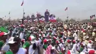 KARUR ... AIADMK SUPREMO JAYALALITHA ADDRESSES A HUGE RALLY