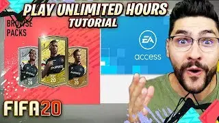 FIFA 20 HOW TO PLAY UNLIMITED HOURS WITH EA ACCESS - FIFA 20 TUTORIAL !!!
