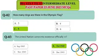 IBA 5 to 15 Today Paper 23-06-2023 | IBA STS Past Paper | Iba 5 to 15 Test Preparation| Merit List