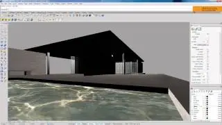 08 HDRI lighting [Vray for Rhino] - Barcelona Pavilion