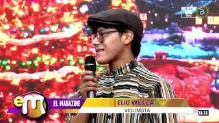 LUNES 29/12 Eliu Willca joven Violinista entrevista y presentaci&oacute;n EL MAGAZINE 2025