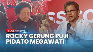 Rocky Gerung Kagumi Pidato Megawati dalam Rakernas PDIP: Tak Ada Isu Politik, Ini Seperti Kuliah