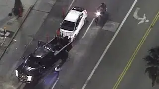 Insane: Prius chased down by truck full of rioters - the driver drove thru BLM protest