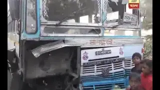 Bus-car collision at Basanti highway, 1 killed, 2 injured
