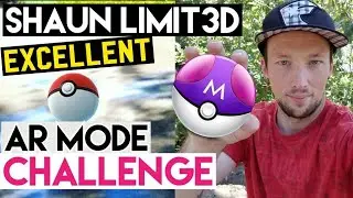 Pokemon Go Livestream - Shaun Limit3d  AR MODE Excellent Throw Challenge!