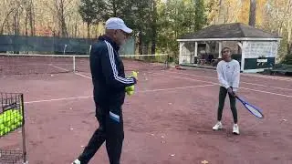 Dhyana&rsquo;s Top Spin Groundstroke Practice - Backhand 