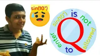 sin(10&deg;) is irrational,classic math proof| RSMYC #8| #sin10&deg;
