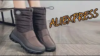 7 Женская зимняя обувь с Алиэкспресс Женские зимние ботинки с Aliexpress Женская Обувь на зиму 2022