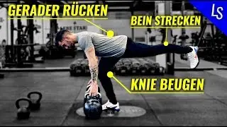 Kettlebell Single Leg Deadlift für Anfänger - (TUTORIAL)